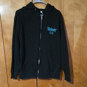 Slipknot 2016 Black Zip-Up Hoodie